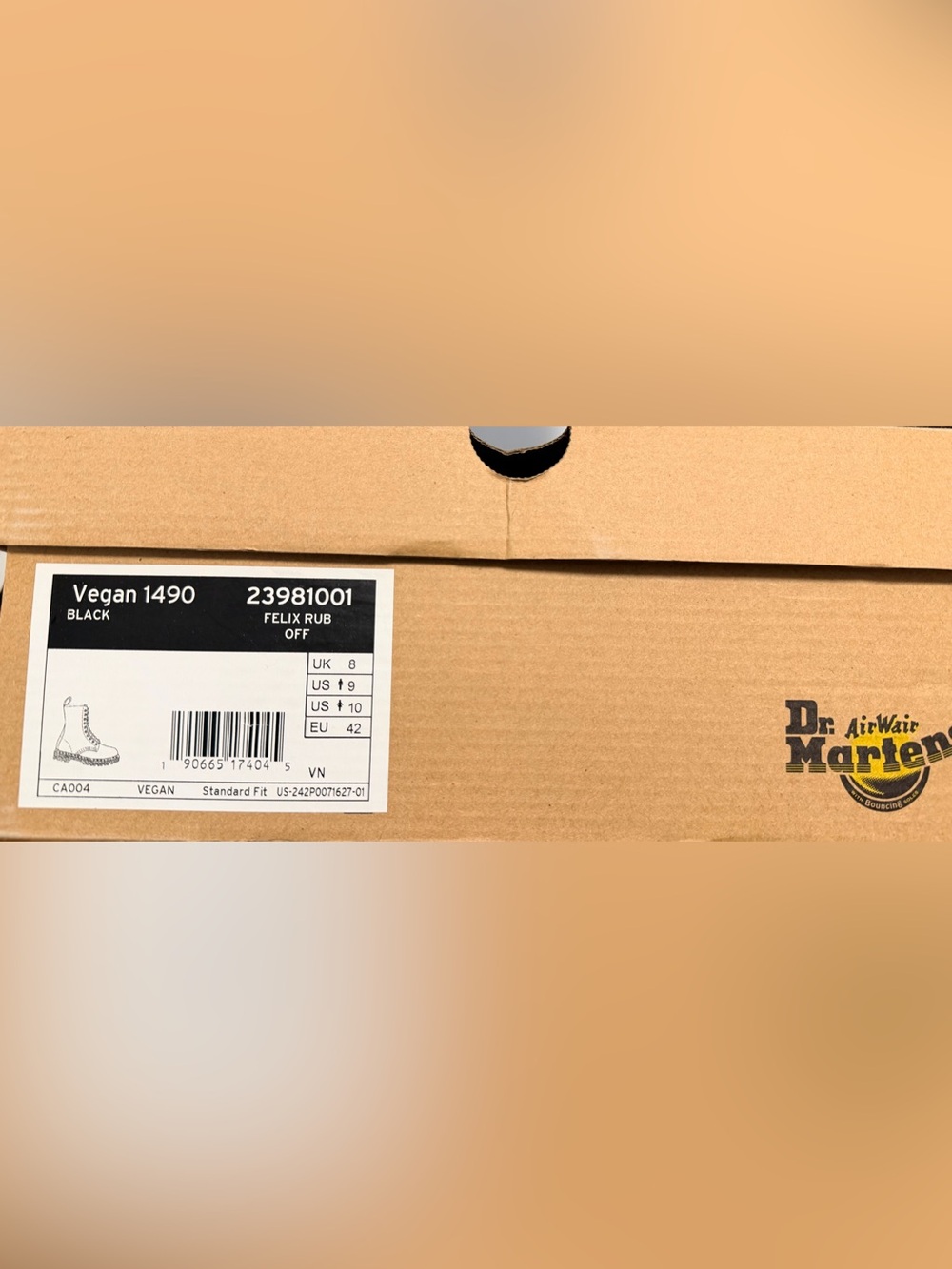 Dr. Martens Vegan 1490 Felix Mid Calf Boots – Men’s Size 9/Women’s Size 10 - Picture 8 of 10